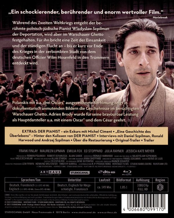 Produktbild: Der Pianist - 20th Anniversary Edition