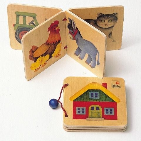 Produktbild: Farm, Holzbilderbuch
