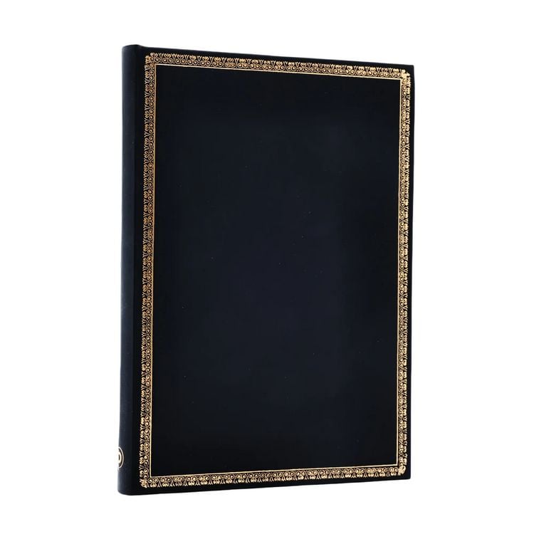 Produktbild: Hardcover Notizbuch, Black Edition, Midi, Liniert