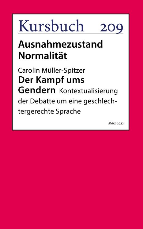 Produktbild: Der Kampf ums Gendern