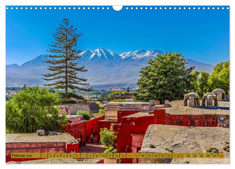 Produktbild: Urlaub in Peru (Wandkalender 2026 DIN A3 quer), CALVENDO Monatskalender