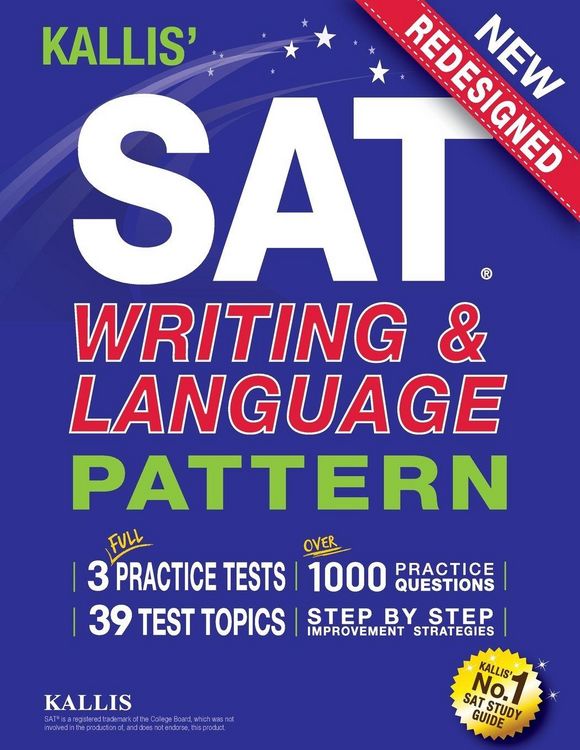 Produktbild: KALLIS' SAT Writing and Language Pattern (Workbook, Study Guide for the New SAT)