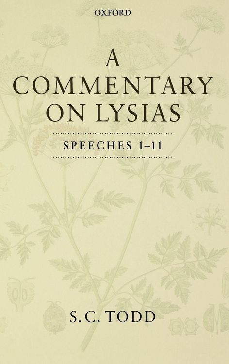 Produktbild: A Commentary on Lysias, Speeches 1-11