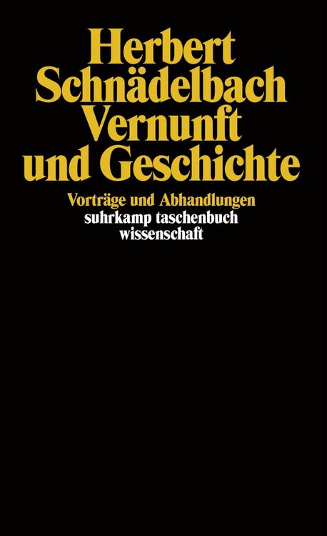 Produktbild: Vernunft und Geschichte