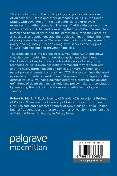 Produktbild: Social & Public Policy of Alzheimer's Disease in the United States