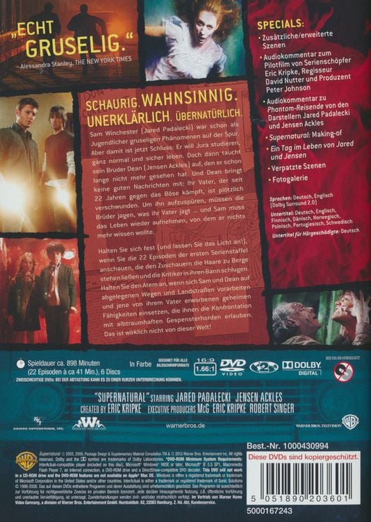 Produktbild: Supernatural - Staffel 1 [6 DVDs]