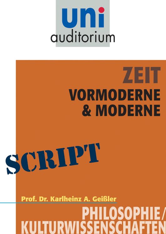 Produktbild: Zeit - Vormoderne & Moderne