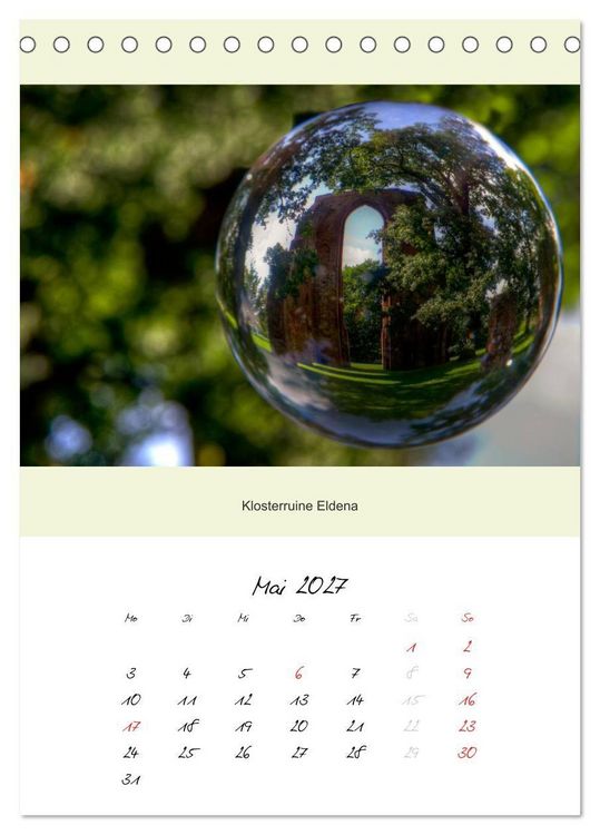 Produktbild: Natur & Glas (Tischkalender 2027 DIN A5 hoch), CALVENDO Monatskalender