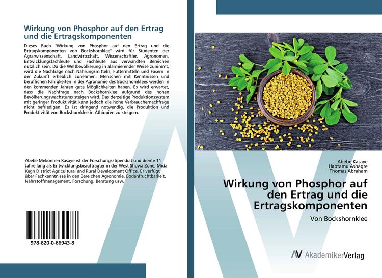 Produktbild: Wirkung von Phosphor auf den Ertrag und die Ertragskomponenten