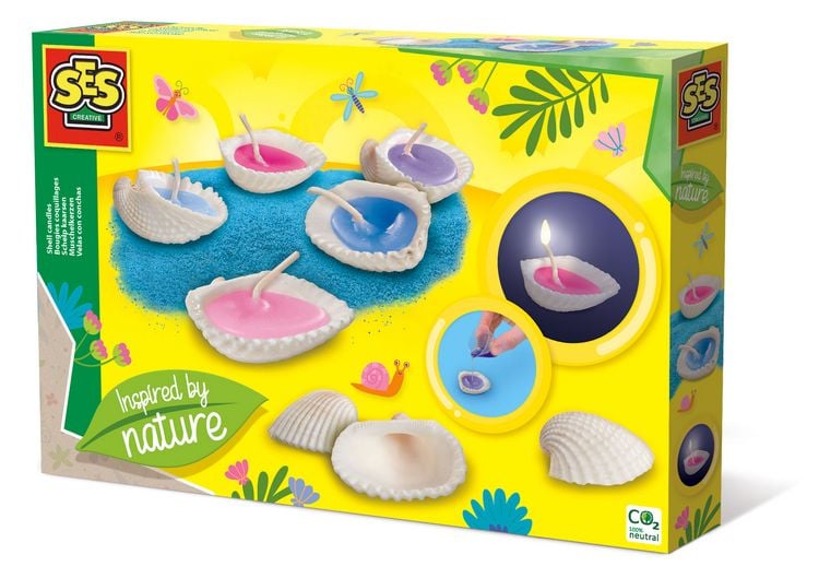 Produktbild: SES CREATIVE Bastelset Muschelkerzen Inspired by Nature