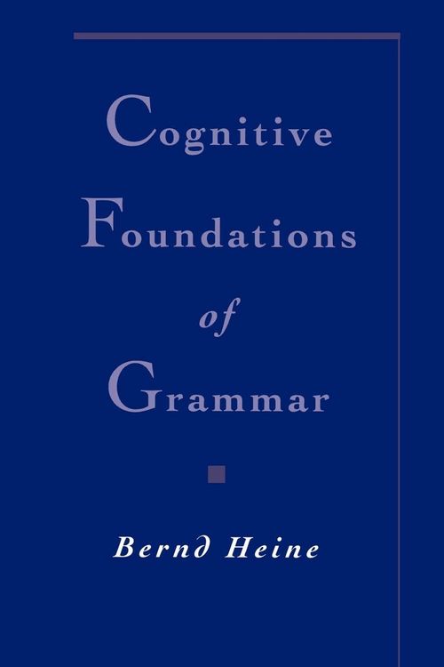 Produktbild: Cognitive Foundations of Grammar