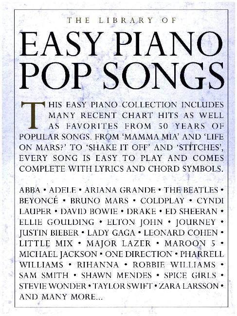 Produktbild: The Library Of Easy Piano Pop Songs