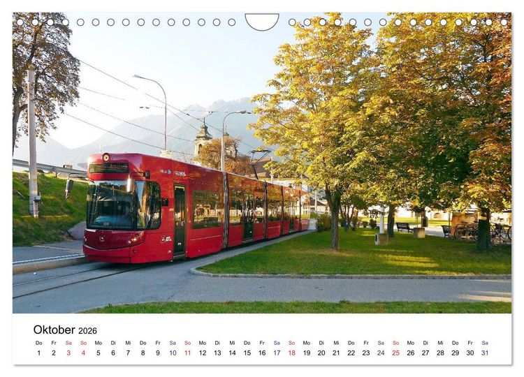 Produktbild: Stra&szlig;enbahnen in Europa (Wandkalender 2026 DIN A4 quer), CALVENDO Monatskalender