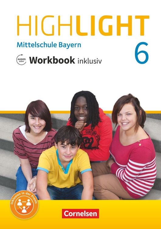 Produktbild: Highlight 6. Jahrgangsstufe - Mittelschule Bayern - Workbook inklusiv mit Audios online