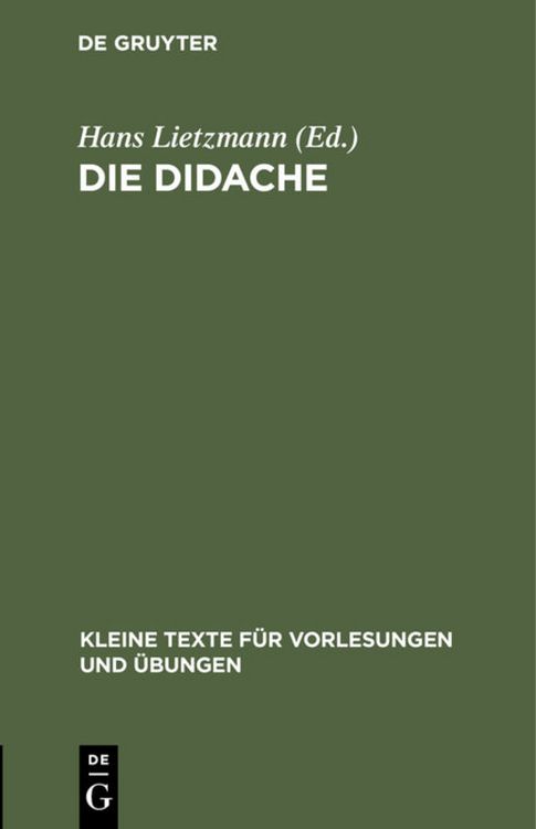 Produktbild: Die Didache