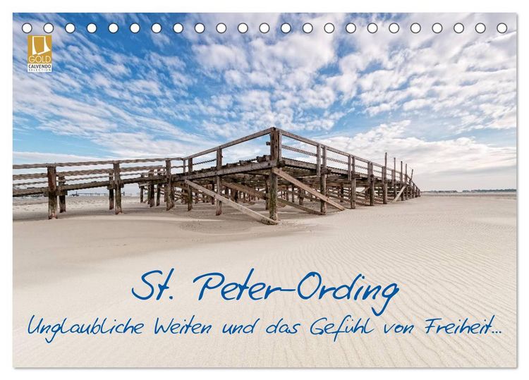 Produktbild: St. Peter-Ording (Tischkalender 2026 DIN A5 quer), CALVENDO Monatskalender