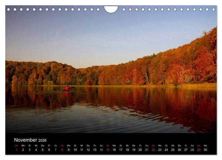 Produktbild: WasserSpiegel Mecklenburgische Seenplatte (Wandkalender 2026 DIN A4 quer), CALVENDO Monatskalender