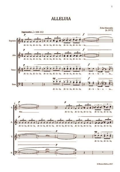 Produktbild: Esenvalds, E: Choral Anthology 6 for Mixed Choir (Satb)