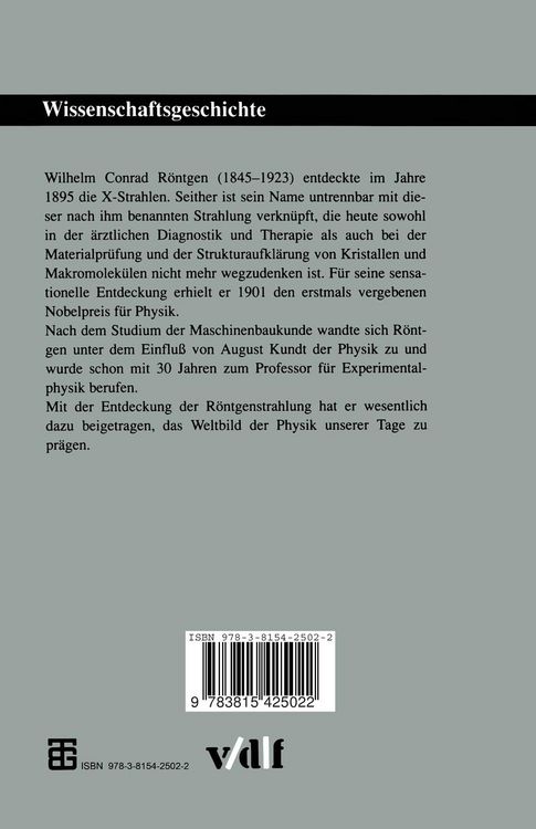Produktbild: Wilhelm Conrad R&ouml;ntgen