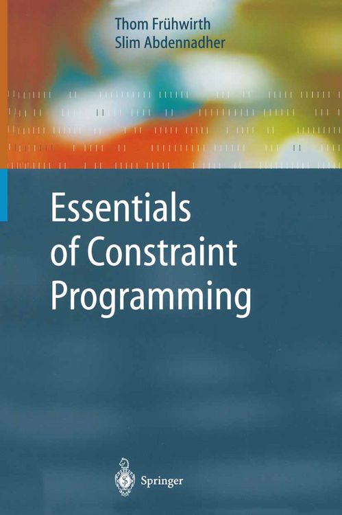 Produktbild: Essentials of Constraint Programming