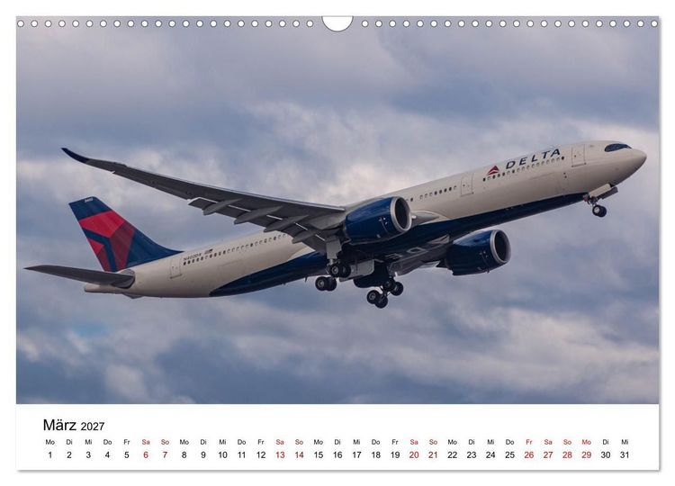 Produktbild: Flugzeuge von Airbus 2027 (Wandkalender 2027 DIN A3 quer), CALVENDO Monatskalender