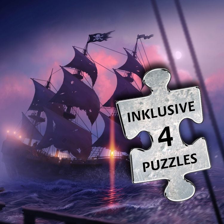 KOSMOS - EXIT® - Das Spiel + Puzzle - Das Gold der Piraten