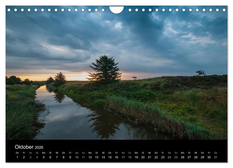 Produktbild: Wolken &uuml;ber D&auml;nemark (Wandkalender 2026 DIN A4 quer), CALVENDO Monatskalender