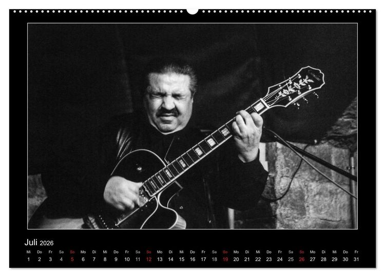 Produktbild: Jazz onstage (Wandkalender 2026 DIN A2 quer), CALVENDO Monatskalender