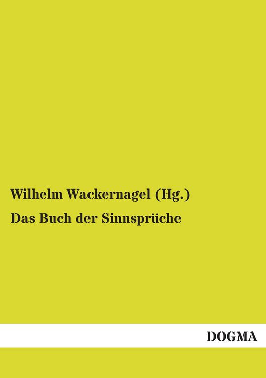Produktbild: Das Buch der Sinnspr&uuml;che
