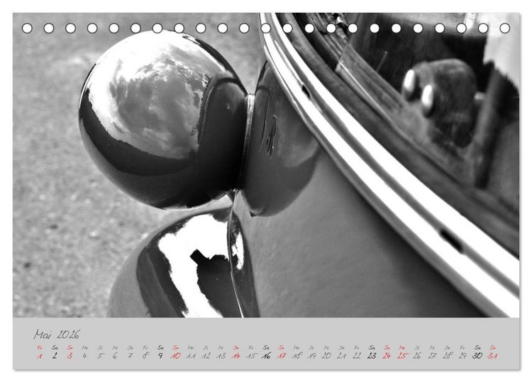 Produktbild: BMW Isetta 300 in schwarzwei&szlig; (Tischkalender 2026 DIN A5 quer), CALVENDO Monatskalender