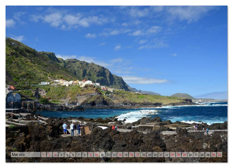 Produktbild: Teneriffa - Insel der Gl&uuml;ckseligen (hochwertiger Premium Wandkalender 2026 DIN A2 quer), Kunstdruck in Hochglanz
