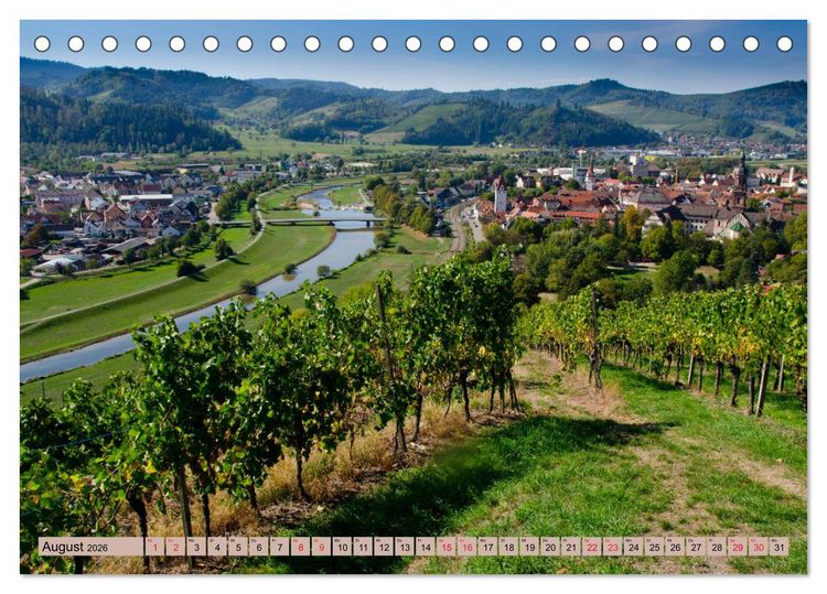 Produktbild: Historisches Gengenbach (Tischkalender 2026 DIN A5 quer), CALVENDO Monatskalender
