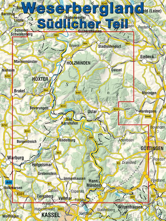 Produktbild: Weserbergland S&uuml;dlicher Teil