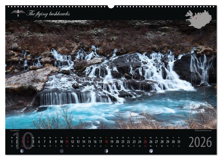 Produktbild: Island Blickwinkel 2026 (hochwertiger Premium Wandkalender 2026 DIN A2 quer), Kunstdruck in Hochglanz