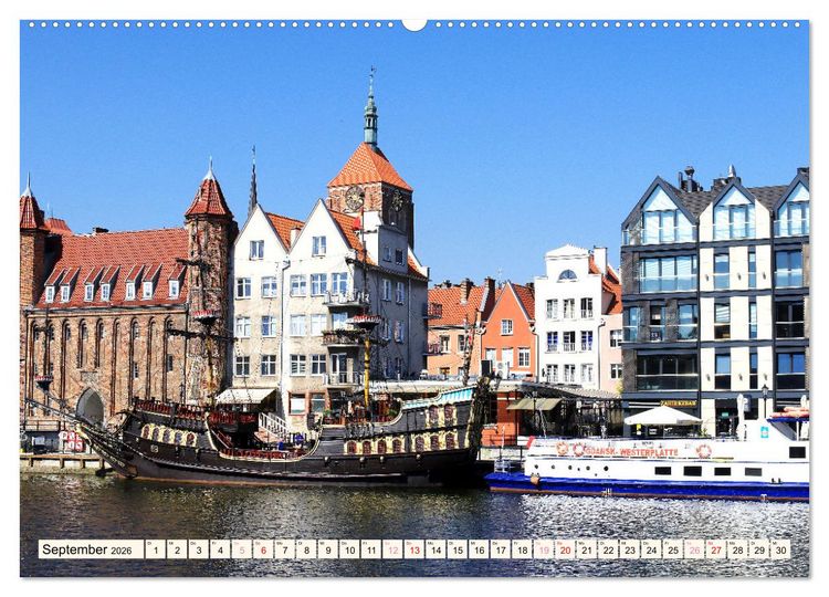 Produktbild: Zoppot und Danzig (hochwertiger Premium Wandkalender 2026 DIN A2 quer), Kunstdruck in Hochglanz