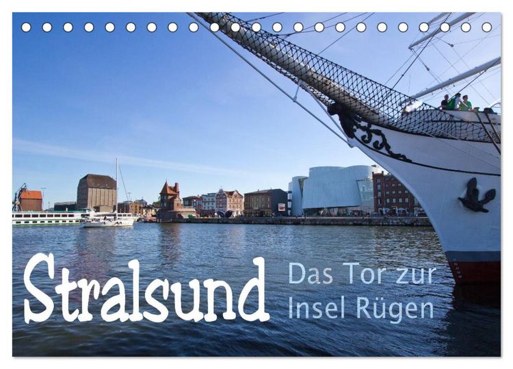 Produktbild: Stralsund. Das Tor zur Insel R&uuml;gen (Tischkalender 2026 DIN A5 quer), CALVENDO Monatskalender