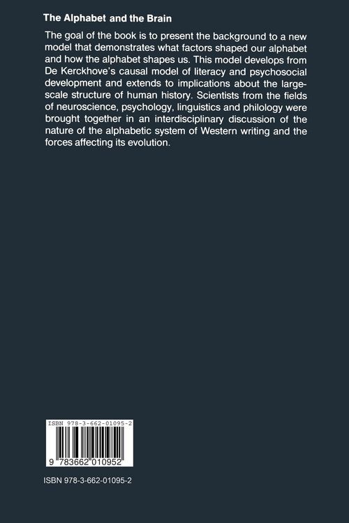 Produktbild: The Alphabet and the Brain