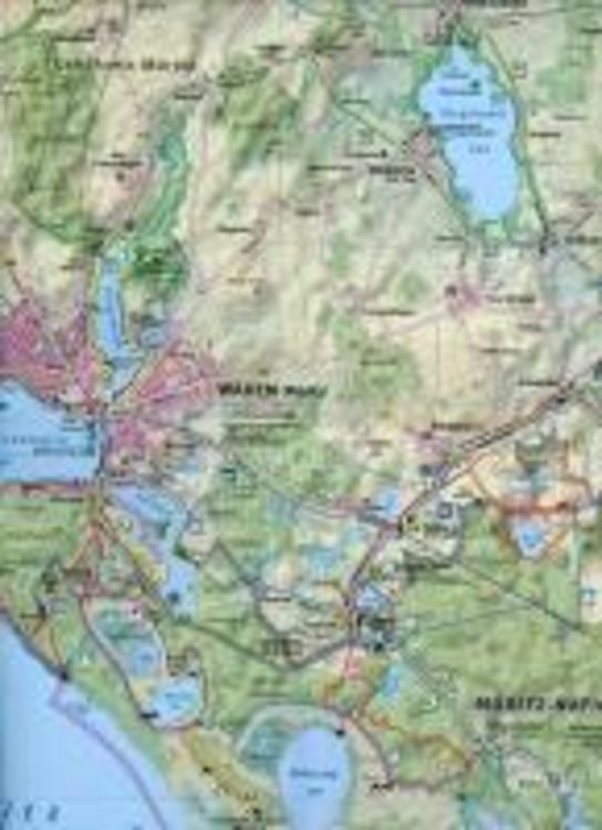 Produktbild: Waren (Müritz)  Mecklenburgische Schweiz 1 : 50 000 Rad- und Wanderkarte