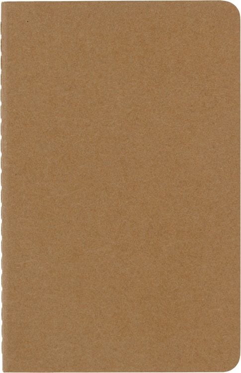 Produktbild: Moleskine Cahier pocket blanko packpapierbraun DIN A6. 3er Pack