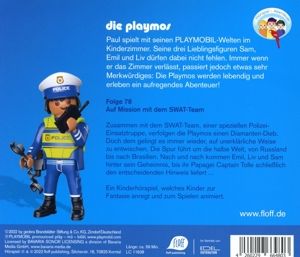 Produktbild: Die Playmos - Das Original Playmobil H&ouml;rspiel, Folge 78: Auf Mission mit dem SWAT-Team