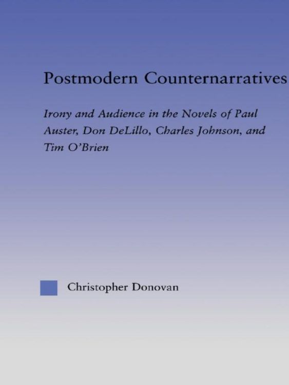 Produktbild: Postmodern Counternarratives