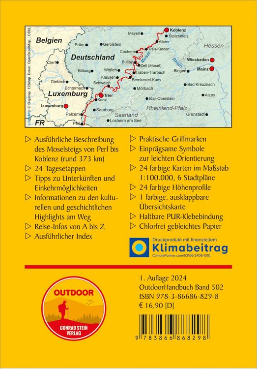 Produktbild: Moselsteig von Perl nach Koblenz