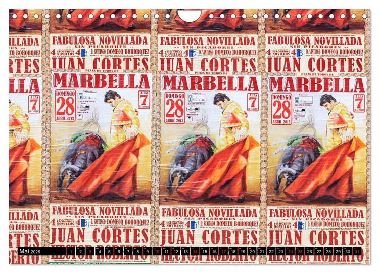 Produktbild: Farbenpr&auml;chtiges Andalusien (Wandkalender 2026 DIN A4 quer), CALVENDO Monatskalender