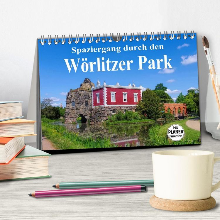 Produktbild: Spaziergang durch den W&ouml;rlitzer Park (Tischkalender 2026 DIN A5 quer), CALVENDO Monatskalender