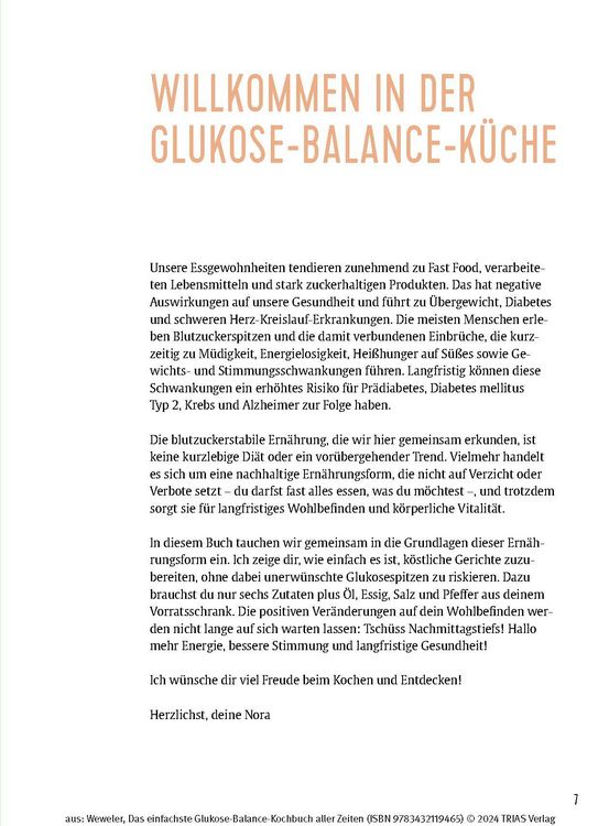 Produktbild: Das einfachste Glukose-Balance-Kochbuch aller Zeiten