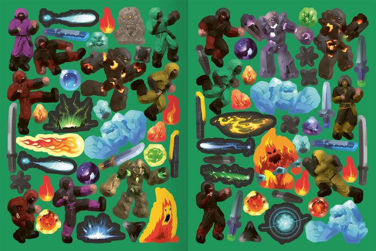 Produktbild: Mein Ninja-Stickerbuch