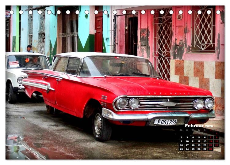 Produktbild: Oldtimer Hits 1960 (Tischkalender 2026 DIN A5 quer), CALVENDO Monatskalender