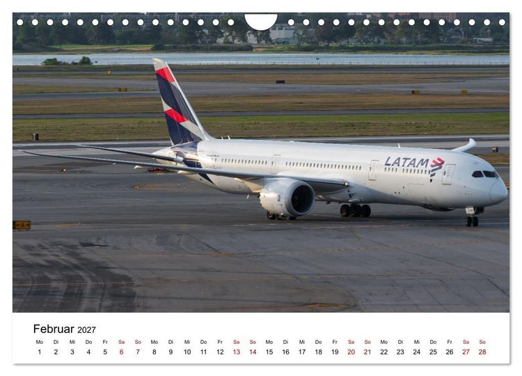 Produktbild: Boeing 787 Kalender (Wandkalender 2027 DIN A4 quer), CALVENDO Monatskalender