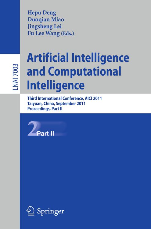 Produktbild: Artificial Intelligence and Computational Intelligence