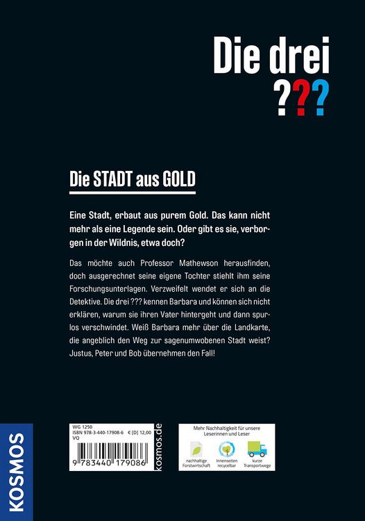Produktbild: Die drei ??? Die Stadt aus Gold